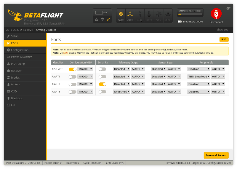 Betaflight Quick Start Guide -